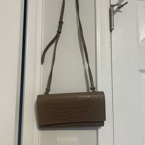 Nanushka Taupe Crossbody/Shoulder Purse